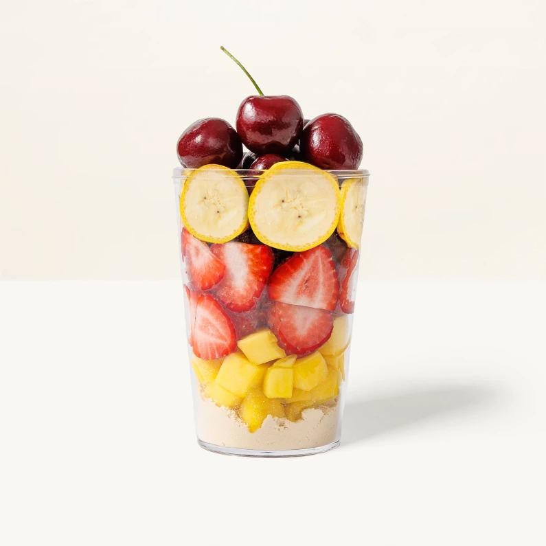 High Protein Strawberry Banana