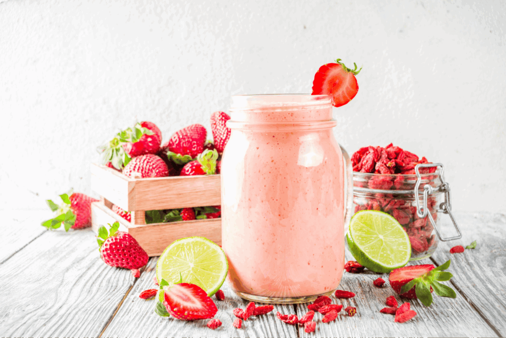 Strawberry Goji Berry Smoothie Benefits and Nutritional Ingredients